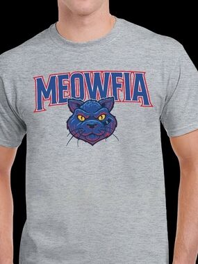 "Meowfia" Buffalo Bills Themed Tshirt